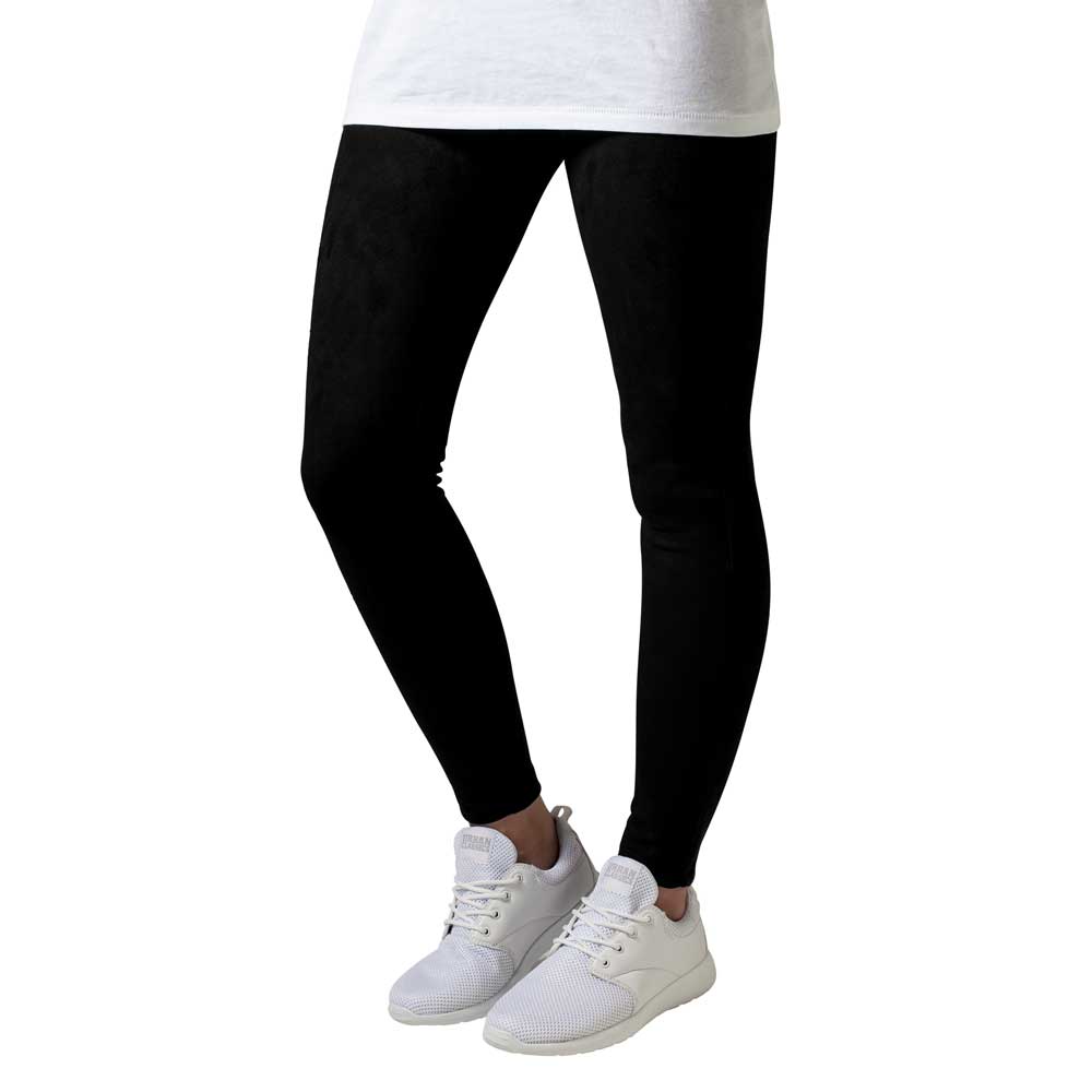 Urban Classics - Imitation Suede Leggings - Black